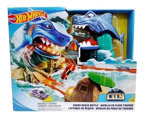 Pista Hot Wheels City Ataque Tubarão Mattel Frete grátis