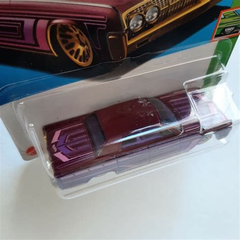 Mattel Other Lincoln Continental Hot Wheels Hw Slammed Collection Car Magenta Poshmark