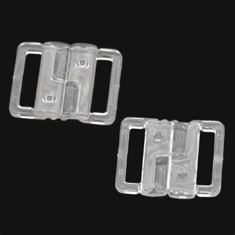Fujiyuan Pairs Mm Plastic Bikini Clips Fixed Snap Hook Bra Strap Fastener Buckle Swimwear