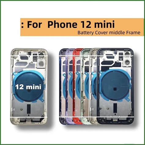 Оригинальный задний корпус для iPhone 12 Mini, задний корпус, крышка ...