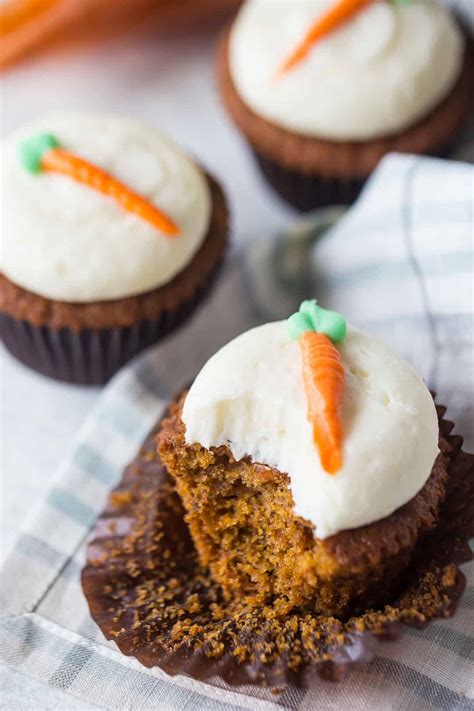 Carrot Cake Cupcakes: moist & so flavorful! -Baking a Moment