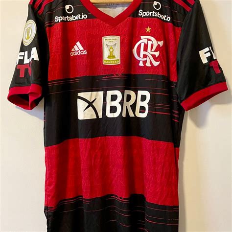 Camisa Adidas Flamengo Patroc Nios E Patches Off