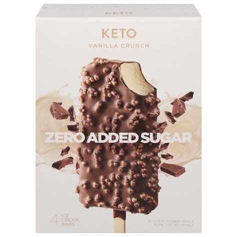 Keto Pint Vanilla Crunch Ice Cream Bar Count Walmart