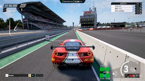 Assetto Corsa Competizione Ferrari 488 GT3 2018 Test Drive Gameplay