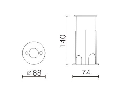 3w Led Uplight Ip67 24v 4k 24d 316 Ss D Anl Lighting