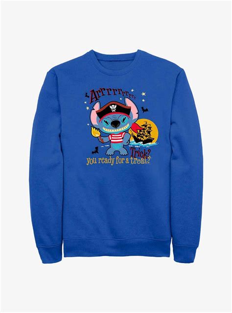 Hot Topic Disney Lilo Stitch Pirate Sweatshirt Hamilton Place