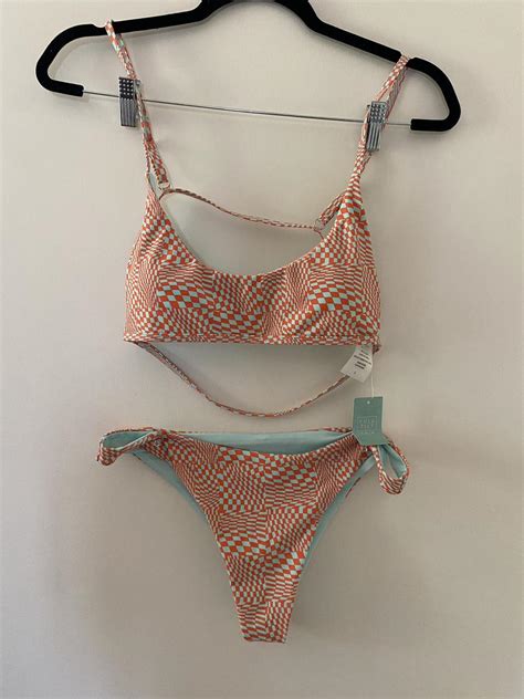 Tillys Swimsuit Bikini Top And Bottom Large Depop