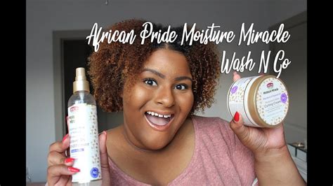 African Pride Moisture Miracle Wash N Go Youtube