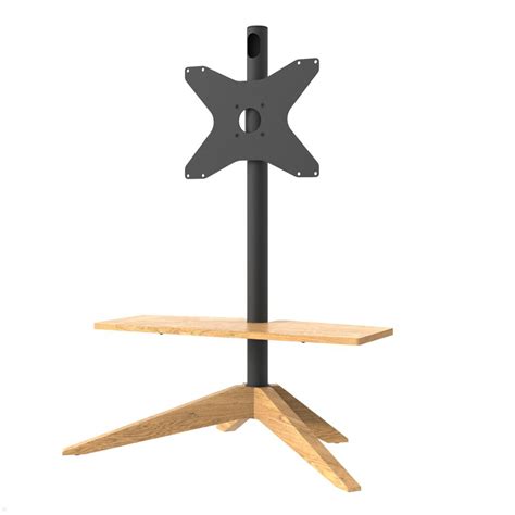 TV Ständer 32-65 Zoll CAVUS CROSS, VESA 400x300, Eiche