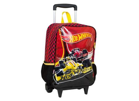 Mochila Rodinhas Escolar Sestini Hot Wheels 15M G o Melhor Preço é no Zoom