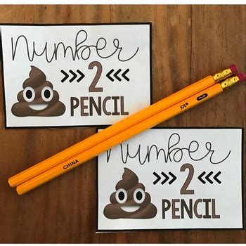 Number 2 Pencil by Engaging and Educating | Teachers Pay Teachers