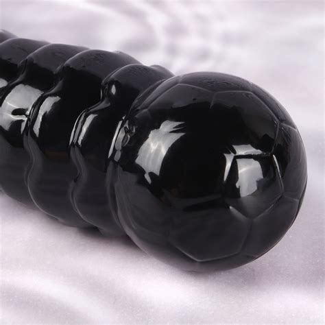 Fantasy Huge Dildo Realistic Knotted Anal Plug Butt Plug Dildo Black Giant Anal Plugs For