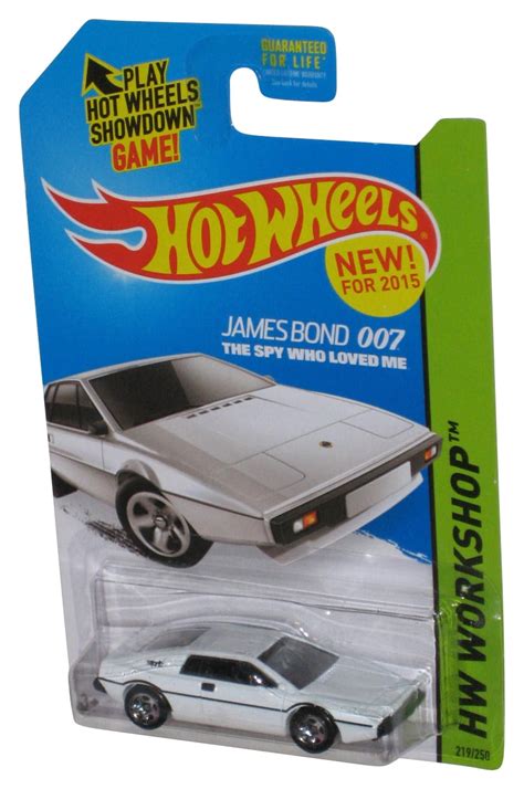 Hot Wheels Hw Workshop Lotus Esprit S James Bond Spy Who Loved Me White Car