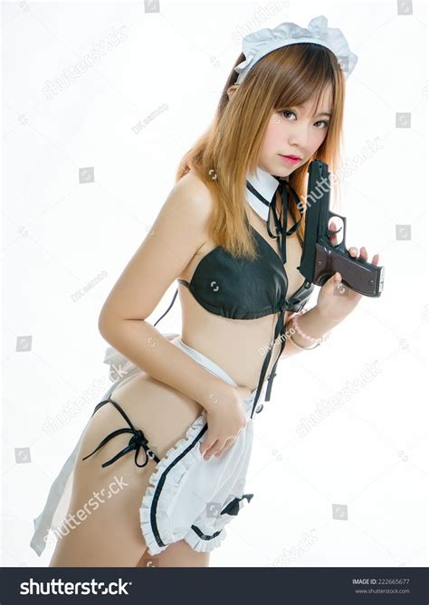 Sexy Asian Girl Model Cosplay Bikini 스톡 사진 222665677 Shutterstock