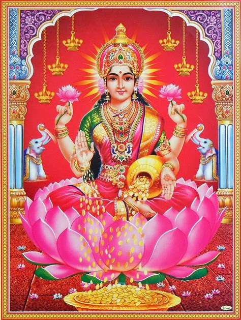 Goddess Lakshmi Poster | Goddess lakshmi, Lord shiva painting, Lakshmi