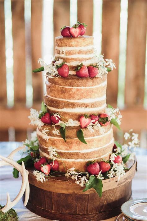 Beautiful Naked Wedding Cake Ideas For Elegantweddinginvites Blog