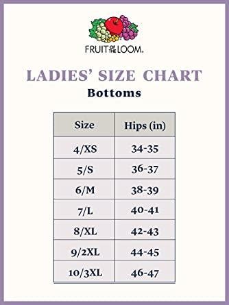 Fruit Of The Loom Parte Inferior De Bikini Para Mujer Sin Etiqueta Y De Algod N Pacifiko