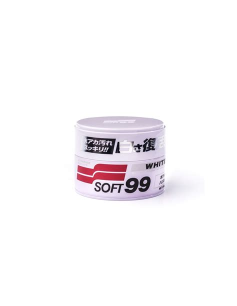 Soft99 White Soft Wax JAPOŃSKI WOSK do białych i jasnych lakierów
