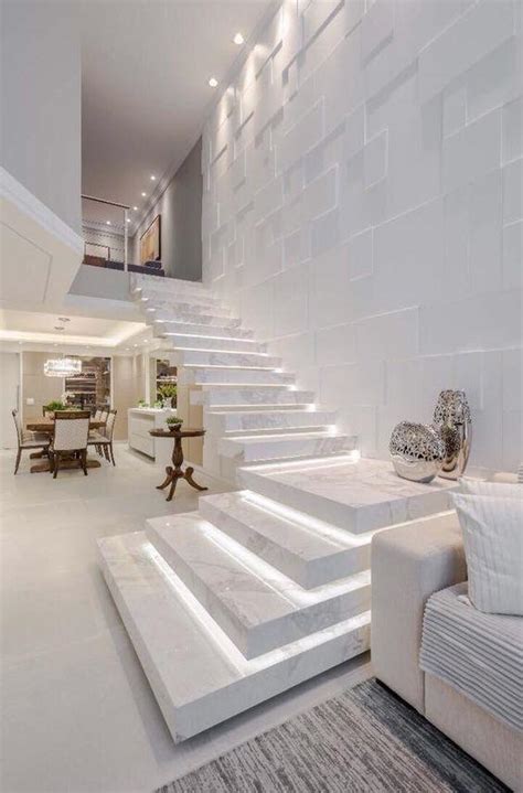 Escadas Para Sobrados Internas - 40 escadas internas para você se inspirar - Revestindo a Casa