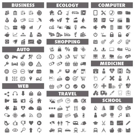 icons  stock vectors