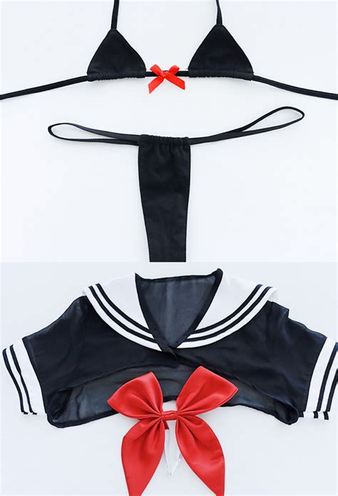 Sexy Bikini JK School Uniform Costume Short Swimsuit Pajamas Cosplay Top Quality Outfit For Sale