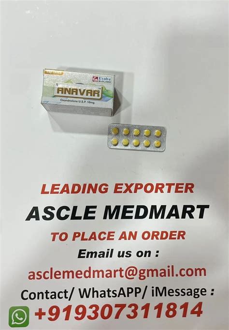 Anavar 10 Mg Tablets For Muscle Building Packaging Size 10x10 At