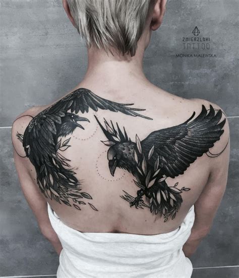 Bird Tattoos On Back