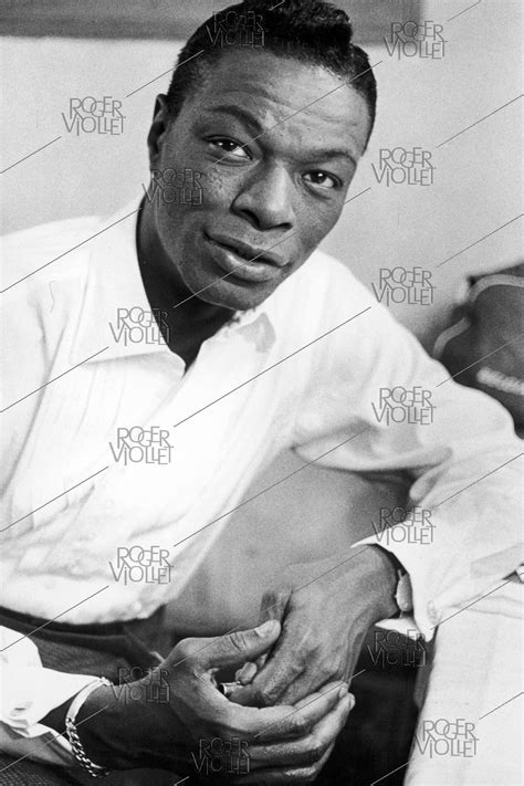Nat King Cole 1919 1965 American Jazz Singer And Pianist