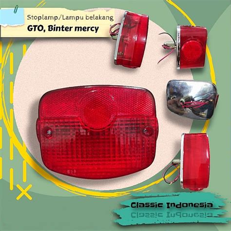 Jual Stoplamp Lampu Belakang Kawasaki Binter Merzy Gto Kh Kz Mercy