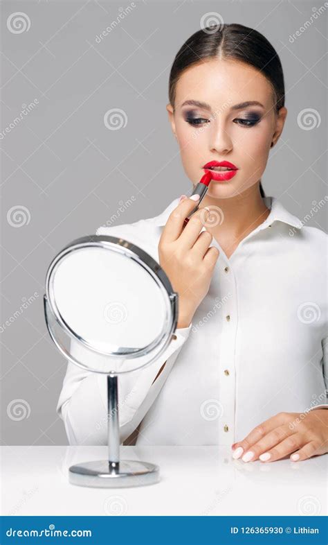 Striking Brunette Beauty Stock Photo Image Of Away