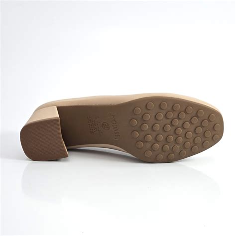 Sapato Feminino Modare Napa Salto Médio Nude Bege