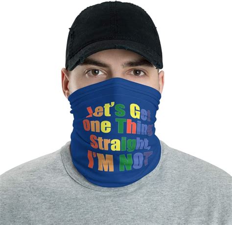 LGBT Gay Pride Gaiter Gay Art Fashion Face Masks Lesbian Fashion Scarves Lesbian Face Covering