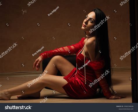 Sexy Gorgeous Beautiful Brunette Long Hair Stock Photo Shutterstock