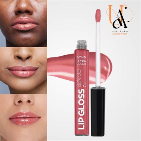Gloss Labial Avon Ultra Color Lip Gloss Nude Glow Ml Shopee Brasil
