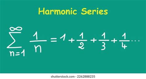 Summation Harmonic Series Formula Mathematics Stock Vector (Royalty ...