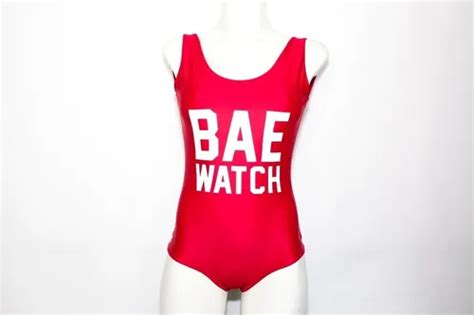Traje De Baño Bikini Monokini Baewatch Calidad Premium