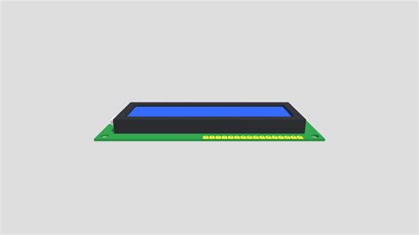 Lcd 16x2 For Arduino 3d Model By Arieffitrah [bd6ff98] Sketchfab