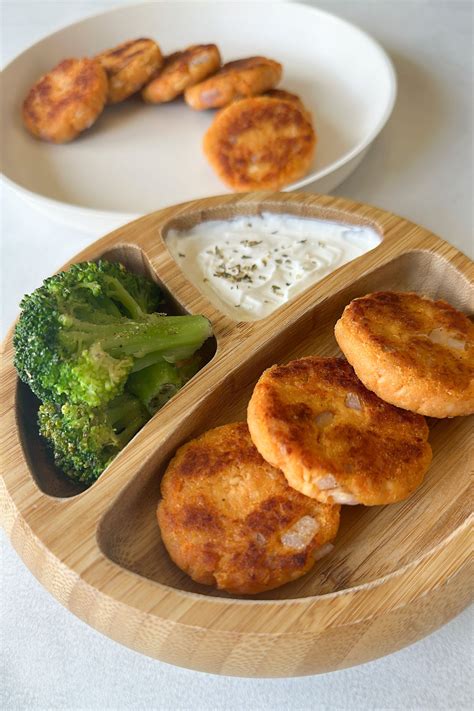 Salmon Sweet Potato Patties For Baby Led Weaning