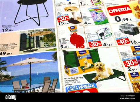 weekly ad flyer  supermarket stock photo alamy