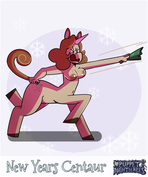 New Years Centaur Bottle Assault Game Sprite By Phoenixignis Hentai Foundry