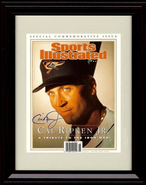 Amazon.com: Cal Ripken Jr - The Iron Man - Baltimore Autograph Replica ...