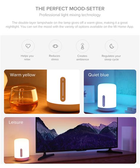 Mi Smart Bedside Lamp 2 - - Mi India