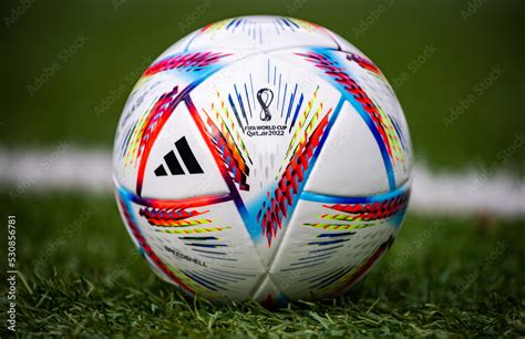 September 3, 2022, Doha, Qatar. The official ball of the FIFA World Cup ...