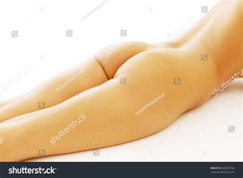 Back View Womans Naked Body Lying Stock Photo Shutterstock