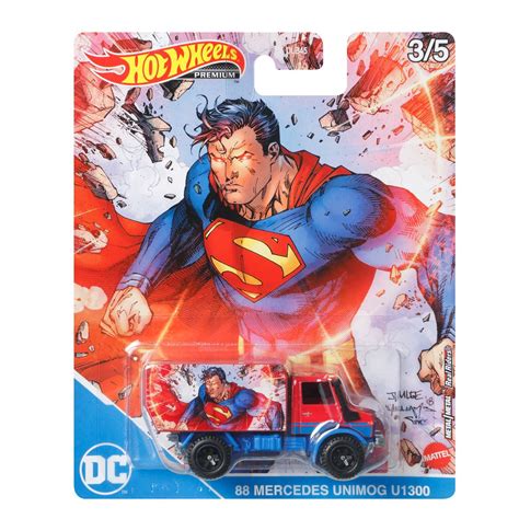 Hot Wheels Pop Culture 2021 DC Mix 4 Vehicles Case
