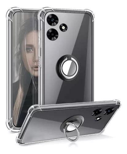 Funda Para Infinix Hot I Play Transparente Anillo Meses Sin Inter S