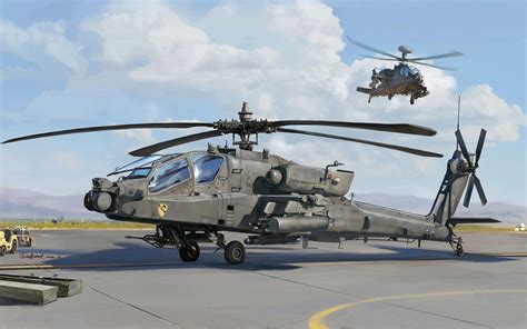 Download Military Boeing Ah 64 Apache Hd Wallpaper By Ju Hesong