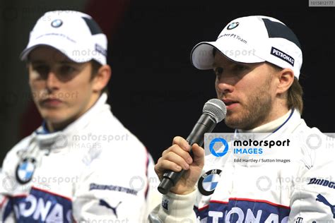 Christian Klien AUT BMW Sauber Test Driver And Nick Heidfeld GER