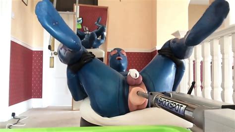 Pvcsissy In Chastity Anal Fucking Machine