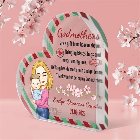 Thank You For Being My Godmother Personalized Acrylic Plaque Macorner